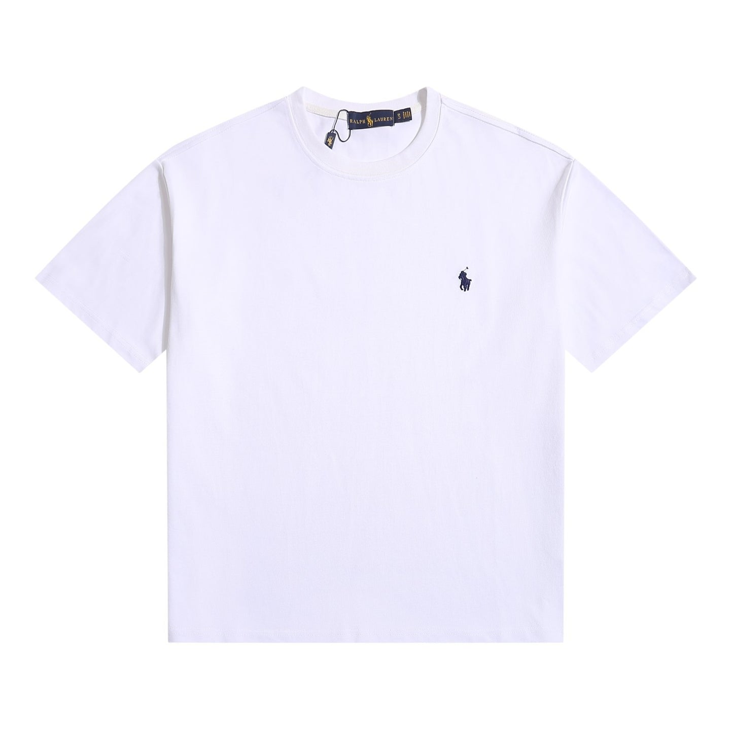 Classic Versatile Style Round Neck Short Sleeve Fashion Simple High Street T-Shirt
