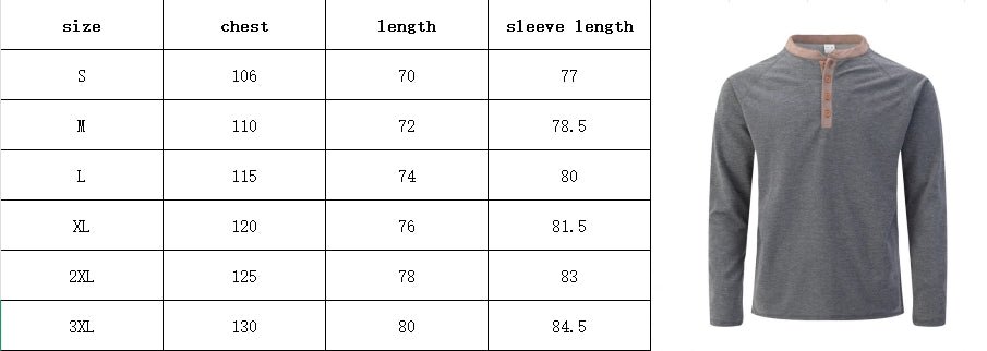 Men's Long Sleeve Crew Neck T-Shirt Daily Top