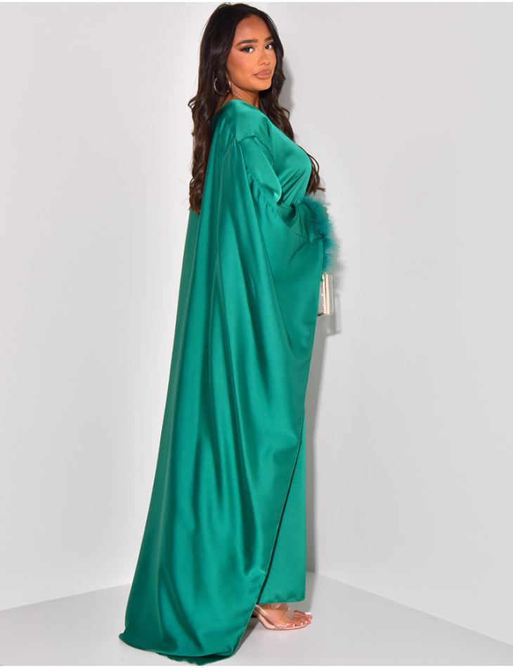 ABAYAS SATIN CAPE