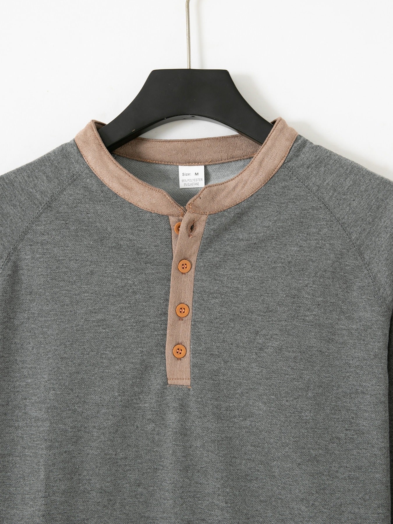 Men's Long Sleeve Crew Neck T-Shirt Daily Top