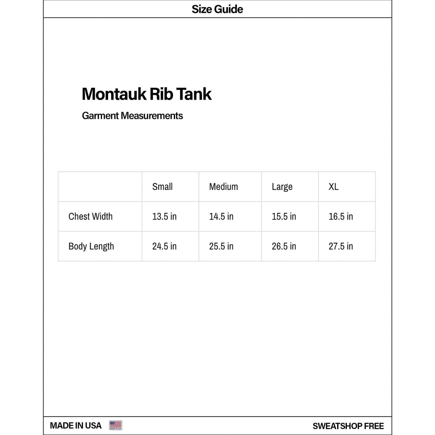 Montauk Rib Tank