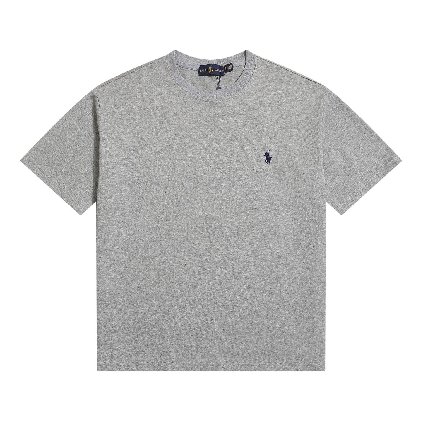Classic Versatile Style Round Neck Short Sleeve Fashion Simple High Street T-Shirt