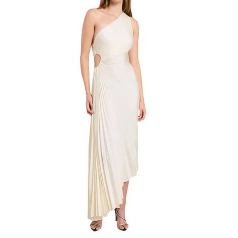Charlotte ruffle midi dress