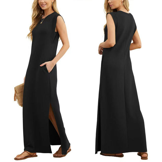 Elegant Everyday Dress with Slit