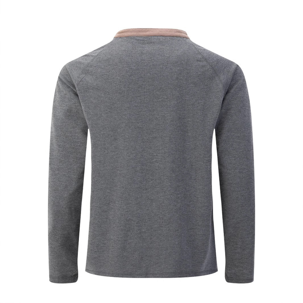 Men's Long Sleeve Crew Neck T-Shirt Daily Top