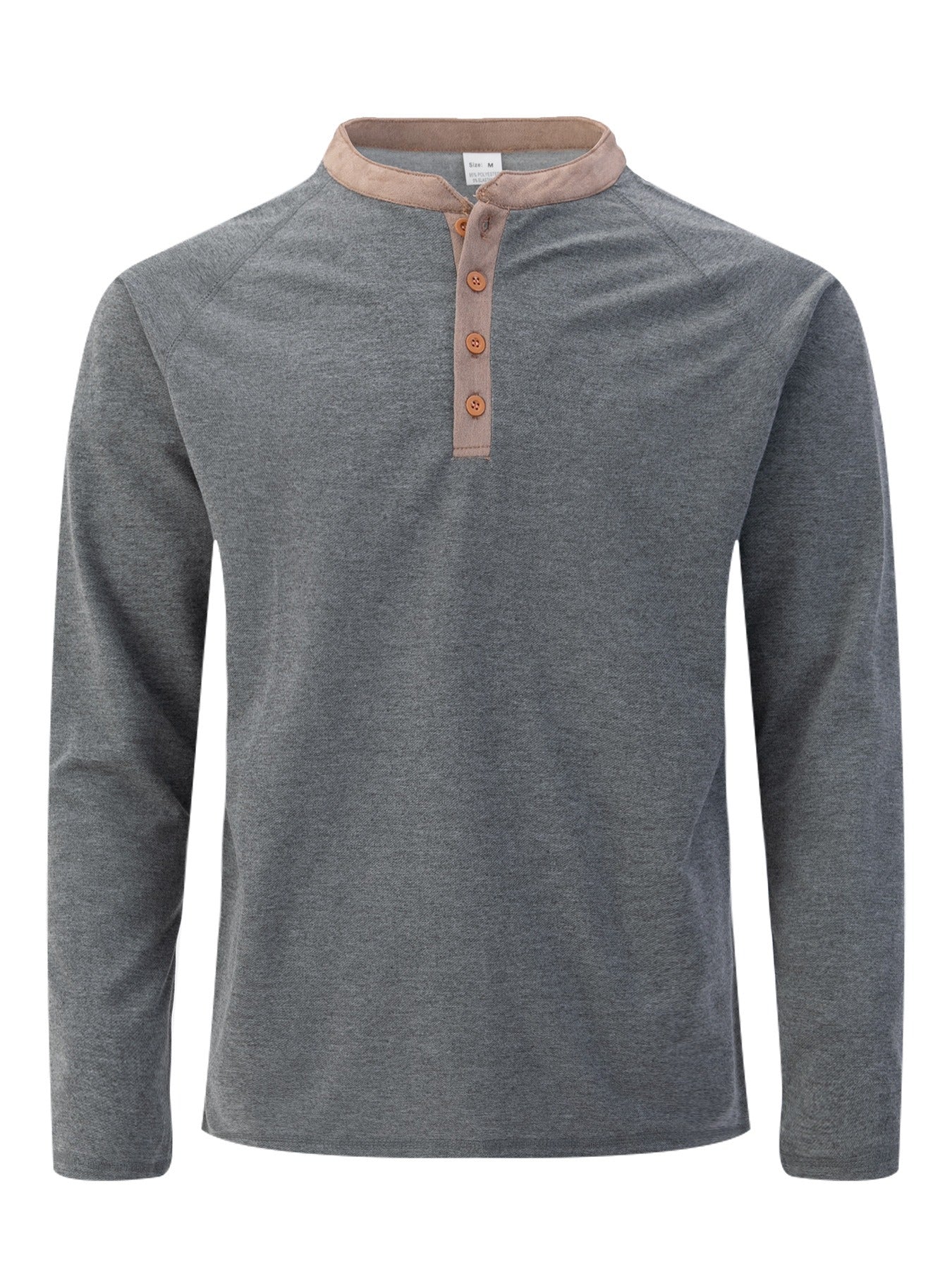 Men's Long Sleeve Crew Neck T-Shirt Daily Top