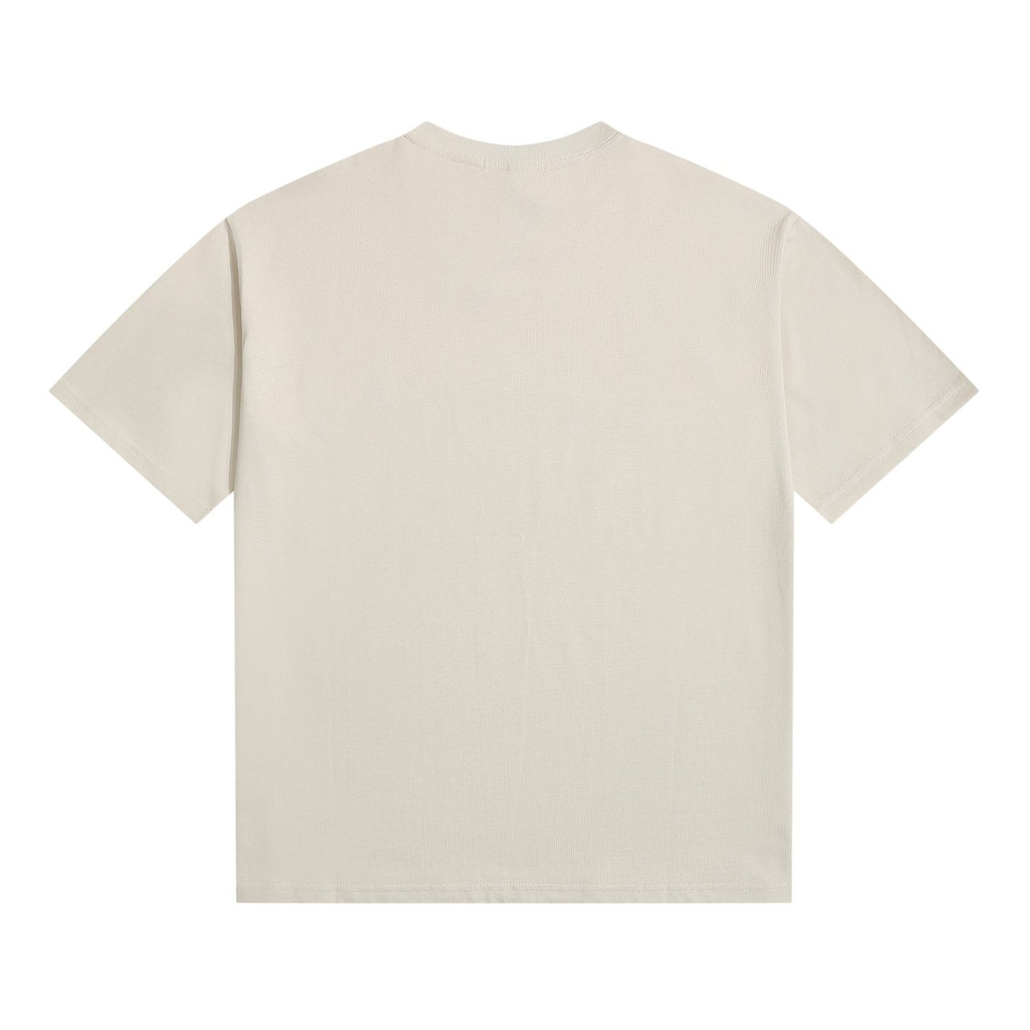 Classic Versatile Style Round Neck Short Sleeve Fashion Simple High Street T-Shirt